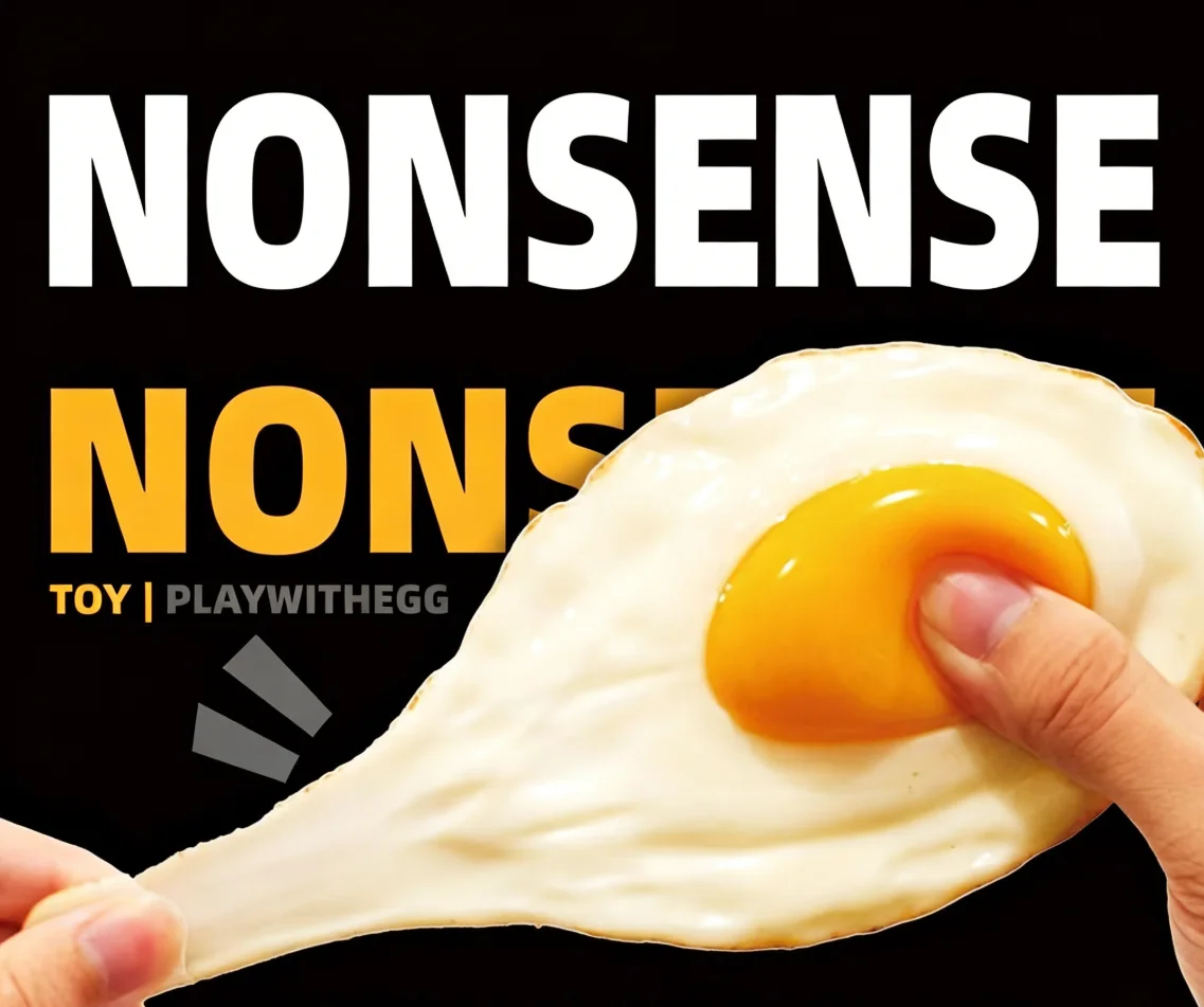 

Creative Internet Famous Cute Fried Egg Squishy Toy Stress Relief Fidget Toy Soft Slime Texture Novelty Funny Prank Toy
