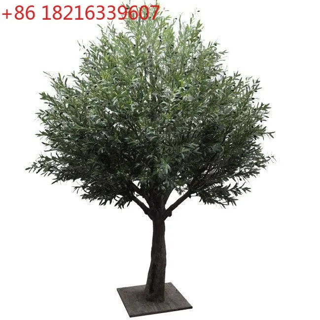 

Внутренняя имитация больших украшений из оливкового дерева, искусственный отель, озеленение зоны коммерческой сцены, большие оливковые деревья из FRP.