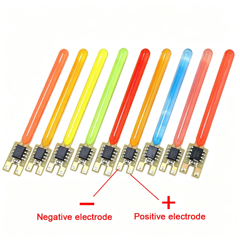 10PCS LED Meteor Shower Flowing Water Lamp DC3V 59mm70mm DIY COB Filament Diodes Part  Incandescent Light Accessorie Decor Light