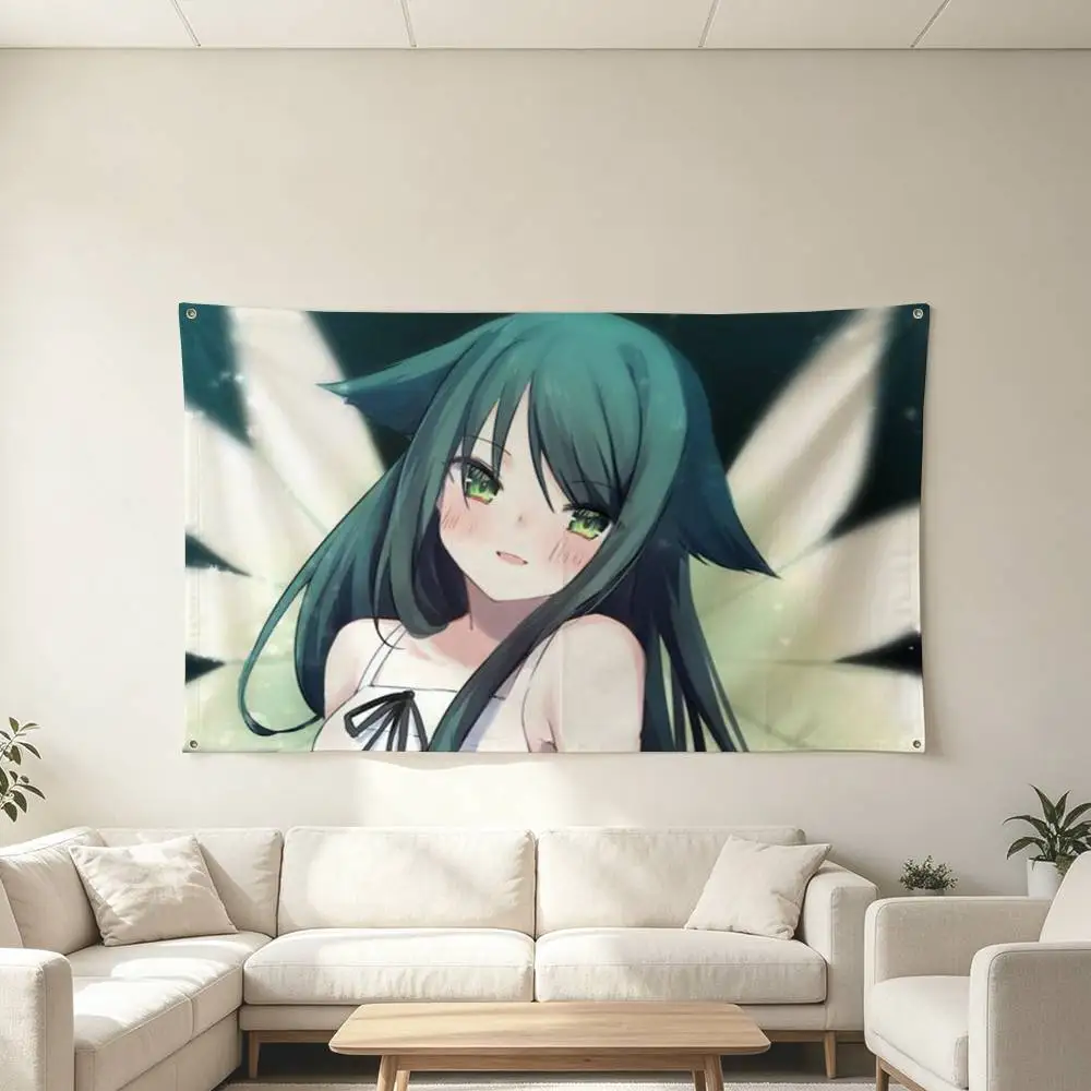 The Song of Saya no Uta Flags Wall Hanging Tapestry Outdoor Garage Room Decorative flag Background Blanket