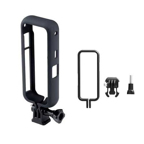 Imagen 2 del producto Protector de tapa de lente Insta360 X3 + marco de protección + protectores de lente para juego de Protector de cámara Insta 360 X3, accesorios antiarañazos