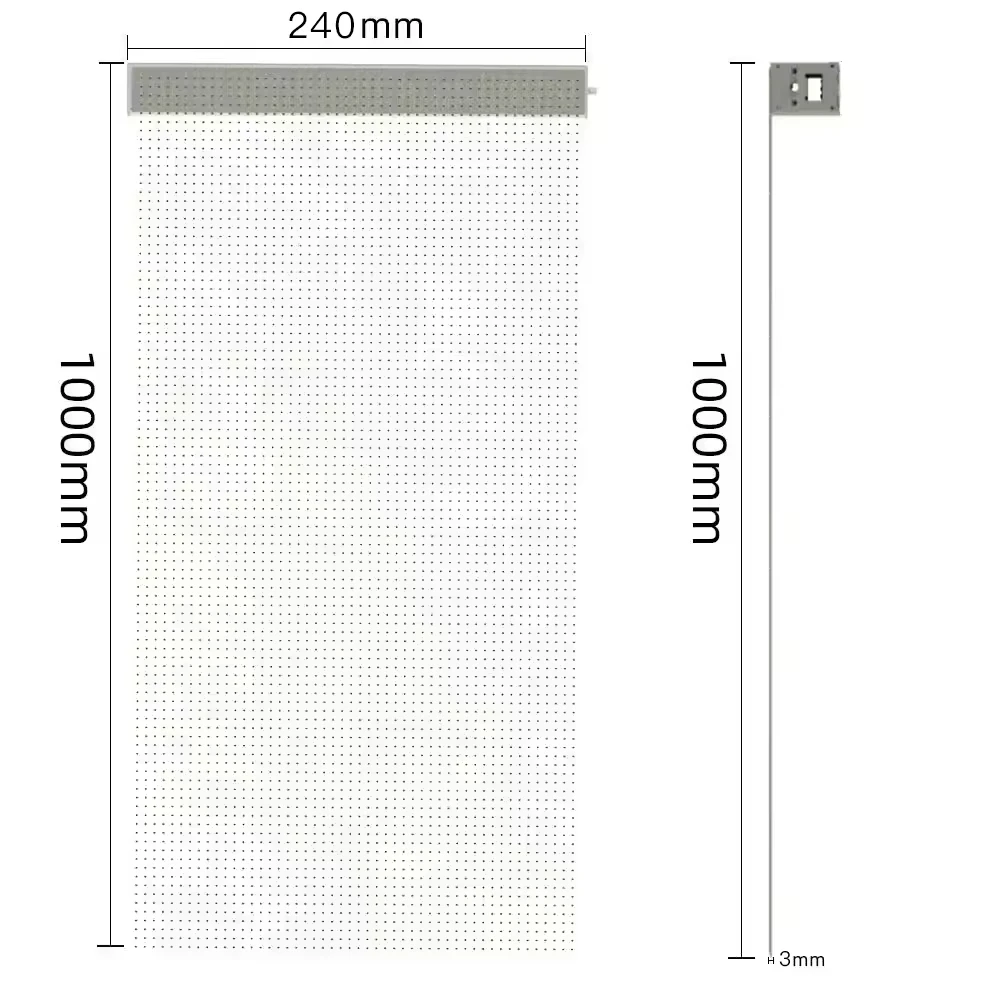 Ultra High Brightness Flexible LED Film Screens for Advertising and Self-Service Business for Showroom Video Media Applications