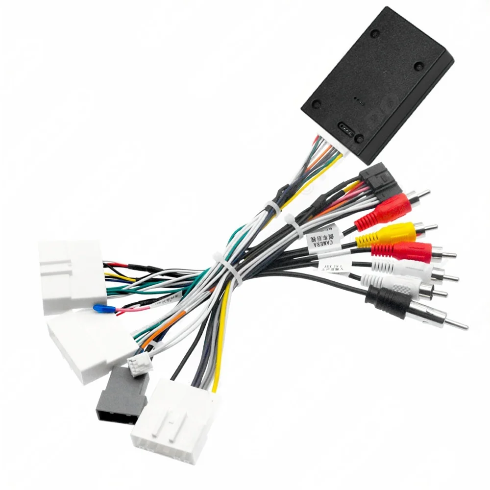 

Quadlock Wiring Harness CAN Bus Decoder Car Android Head Unit Cable Adapter for Nissan Sylphy Teana X-TRAIL 2020-2022