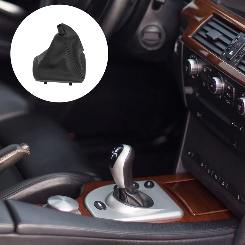 

Shifts Knob Cover PU Protective Car Lever Handle Boot Manual Shifts Lever Handle Cover Transmission Gear Stick Sleeve Tool Parts
