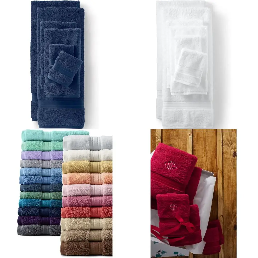 

Набор банных полотенец Supima Cotton Deep Sea Navy из 6 предметов с роскошной впитывающей способностью и долговечностью