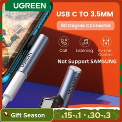 UGREEN USB tipo C a Jack da 3.5mm accessori per telefoni adattatore per cuffie per Xiaomi Mi 9 Oneplus 9 Pro Huawei P30 Pro adattatore USB C