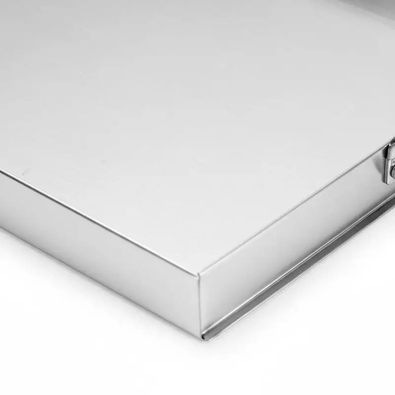 Universal Flat Top Griddle 18x16 Inch For Camping Tailgating Party, Rectangular Hot Plate Family Cookware Built-in Handles Gas Grill Attachment Teppanyaki Surface Outdoor Cooking Pan view 3
