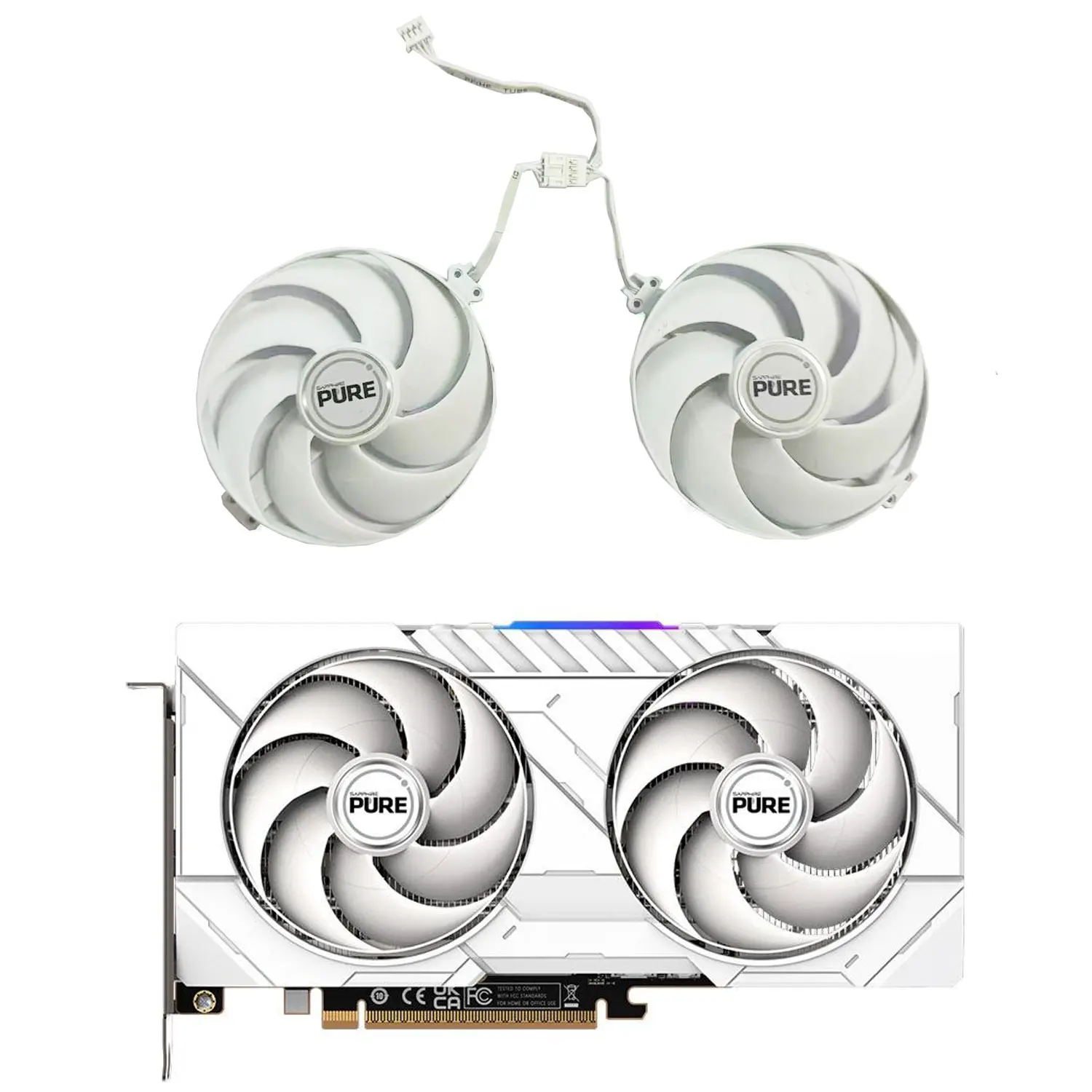 Cooling fan 90MM 4PIN CF9015U12D DC 12V 0.55A suitable for Sapphire PURE Polar RX 9060 XT OC 16G D6 graphics card