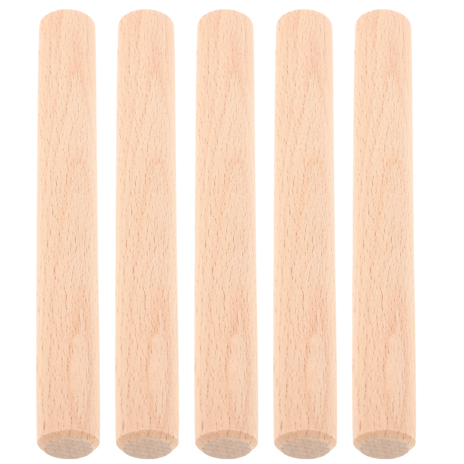 

5 Pcs Sticks for Hole Board 15mm Smooth Pegs Unfinished Shaker Hooks Room Decor Furniture Wood Pegboard Pegs Parts