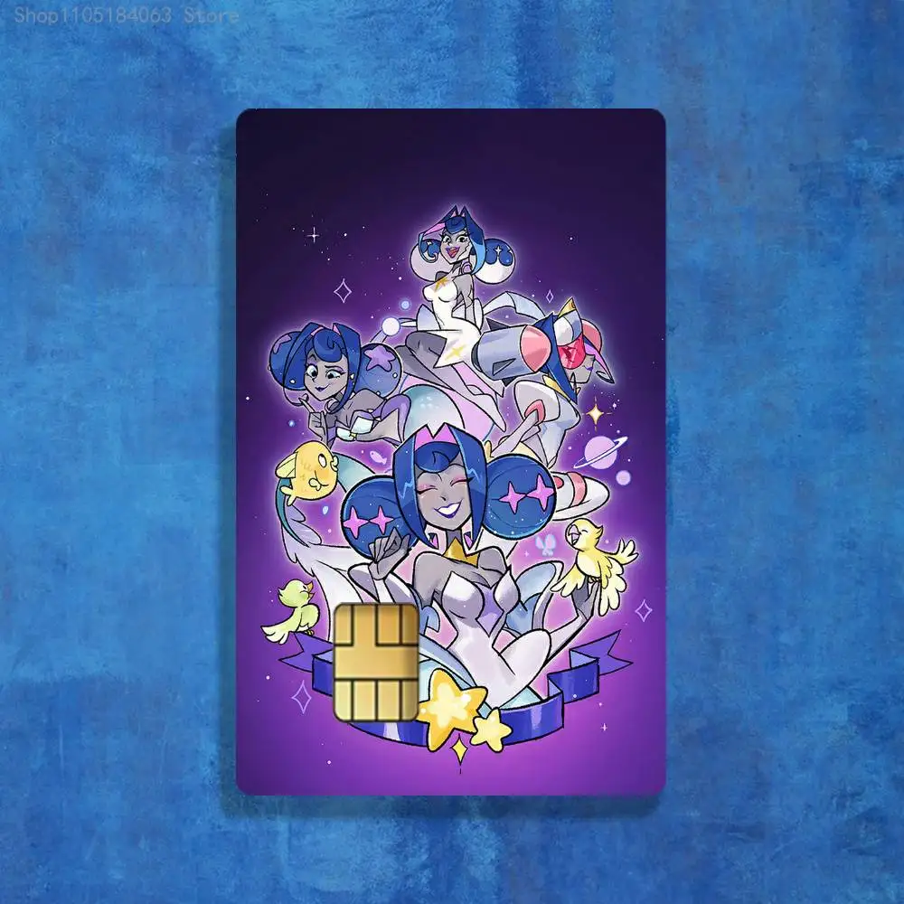 K-Nights of G-GuinevereS ملصقات الائتمان فيزا الخصم البنك بطاقة الشحن حافلة مترو ملصق مضاد للمياه ملصق الديكور