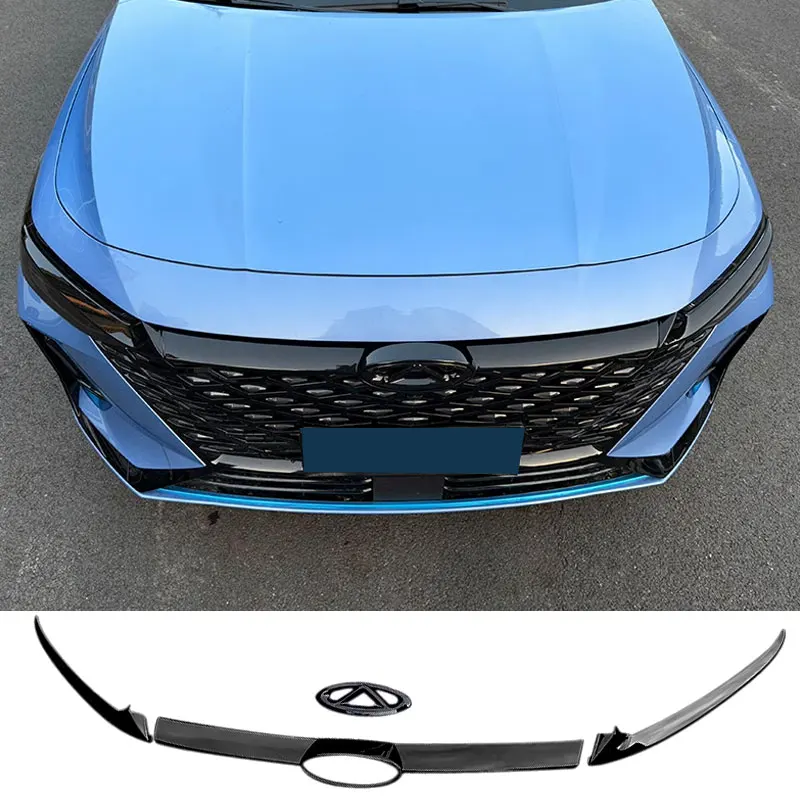 

Car Grille Trim Strip Front Bumper Racing Grills Cover Trim for Chery Arrizo 8 2022-2024 Car exterior