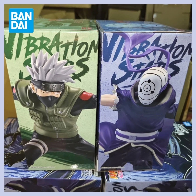 

В наличии натуральная Bandai Naruto вибрационные звезды Какаши Хатаке фигурки Obito Banpresto фигурки коллекция орнамент подарки