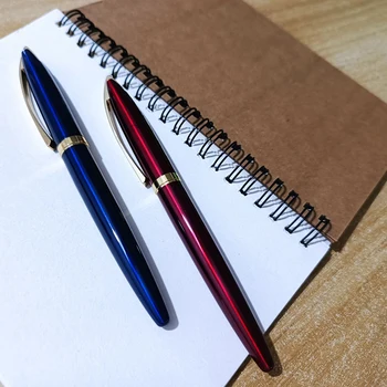 Stylo à bille en métal, 1 pièce, rouleau de Signature pour école, bureau, écriture Parker, luxe, haute qualité, fournitures de papeterie pour étudiants