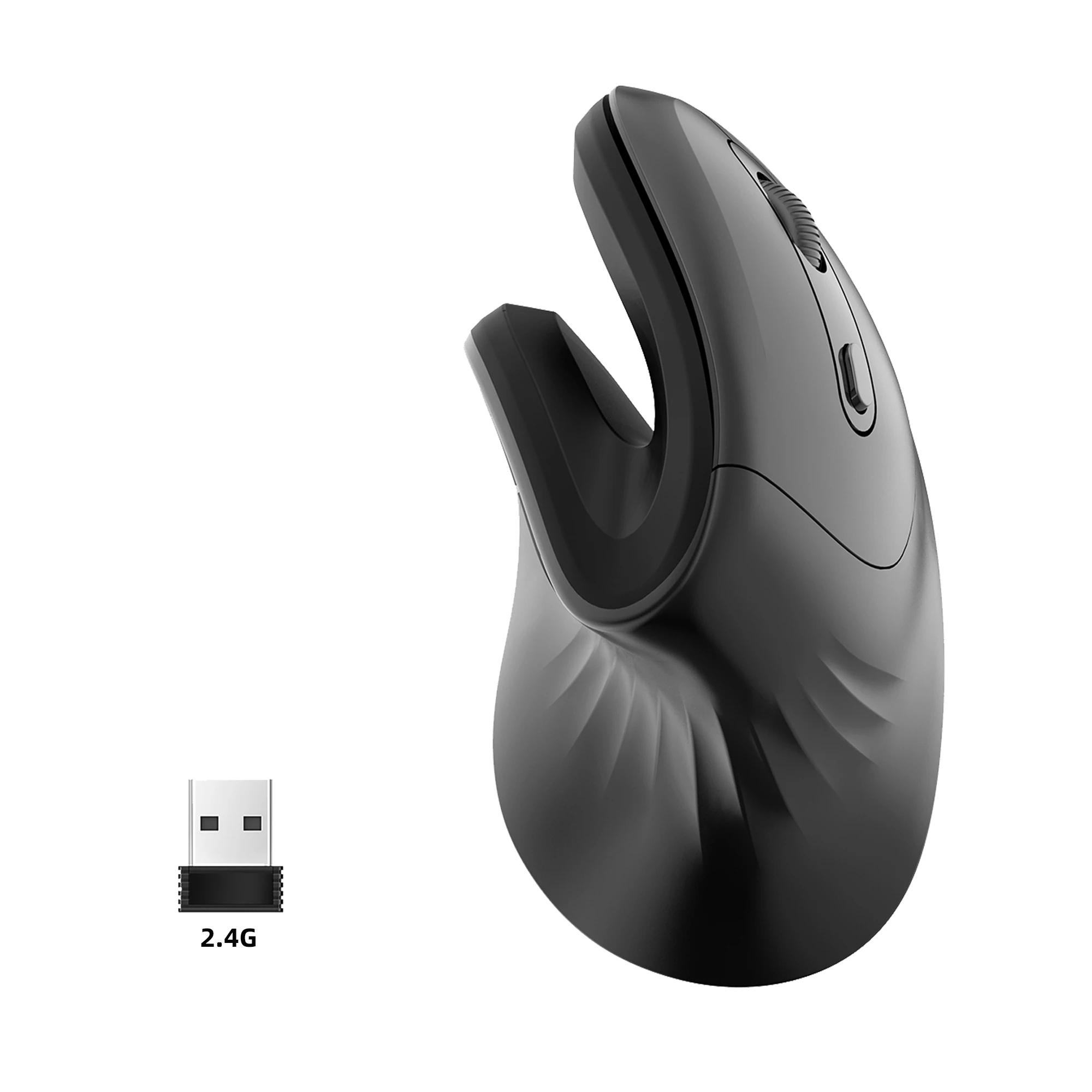 

Ergonomic 2.4G USB Wireless Vertical Mouse Battery Silent Wrist Healthy Mice Mause for Laptop Computer Office Work Gamin