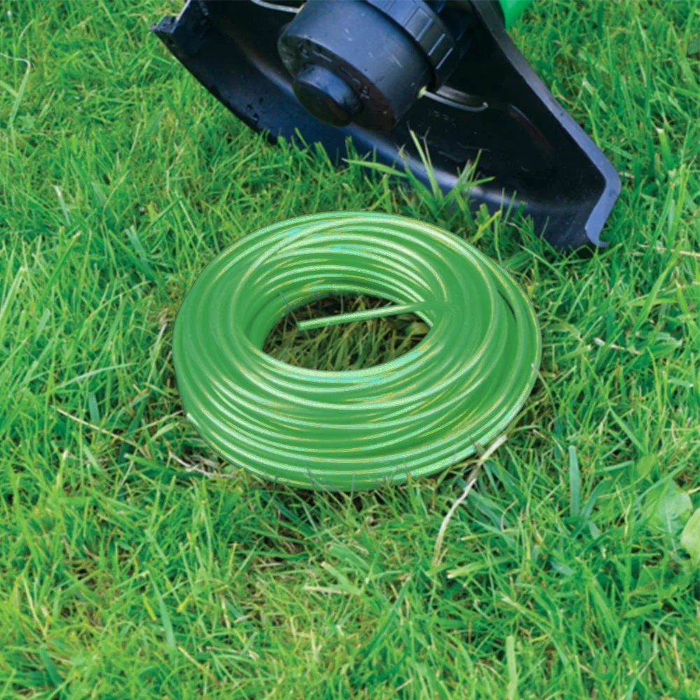 Rope Strimmer Line Lawn Mower Mowing Wire Outdoor Replacement String 2.4mmx15m Accessories For Petrol Brand New