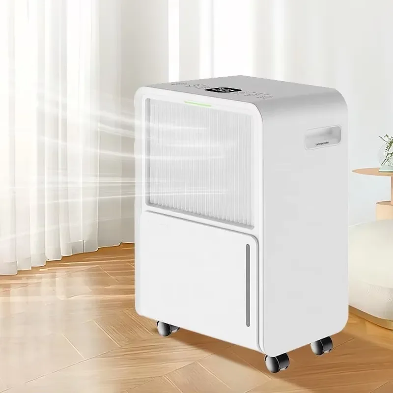 12 Pints Day Portable Dehumidifier Small Floor Standing Air Dryer for Home Bedroom Basement Damp Removal Moisture Absorber