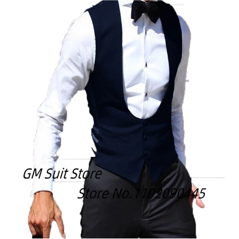 2022 Men\'s Suit Thin Vest Fitted Casual Tuxedo Solid Single Breasted Champagne Blazer Sleeveless Jacket Vest For Wedding