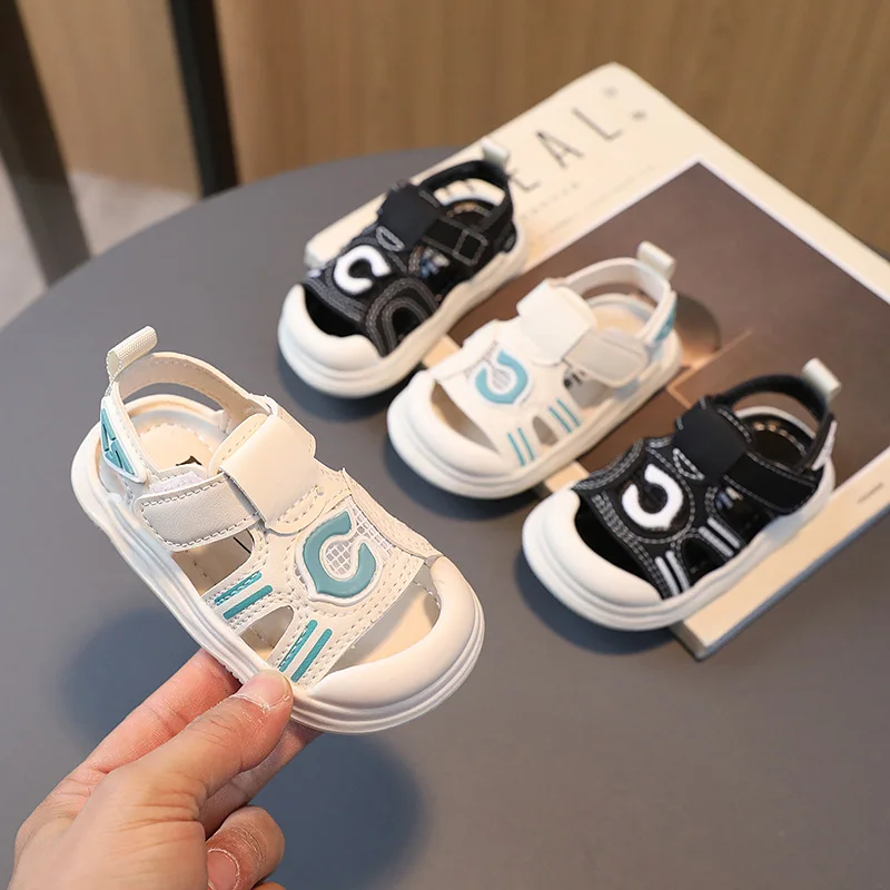 

Baby Shoes 2023 New Girls Children's Sandals 1-3 Years Old Soft Bottom Breathable Toddler