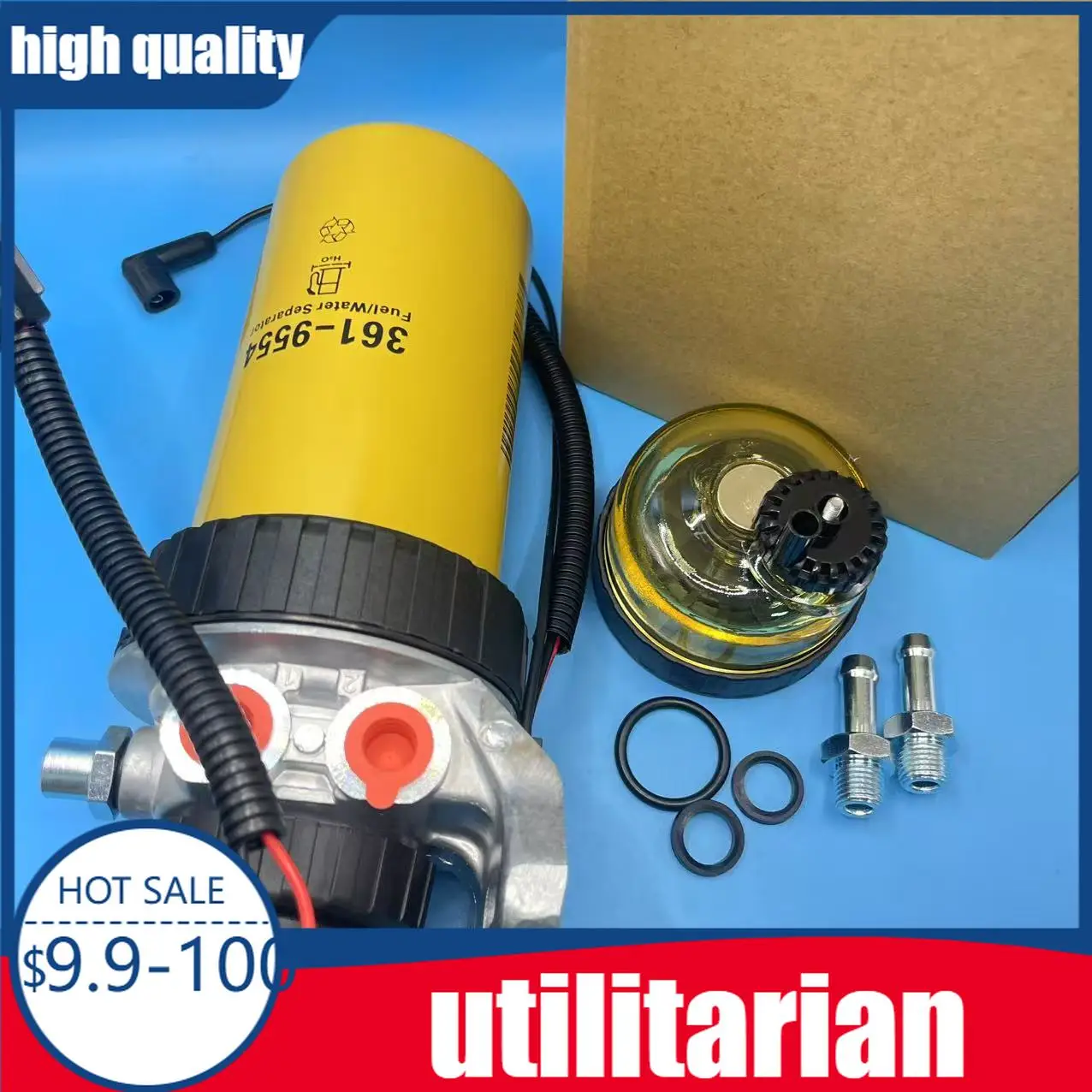 361-9554 3619554 C2.2 C6.6 228-9129 414E 416D 416E 420D for CAT Oil Fuel Water Separator Filter