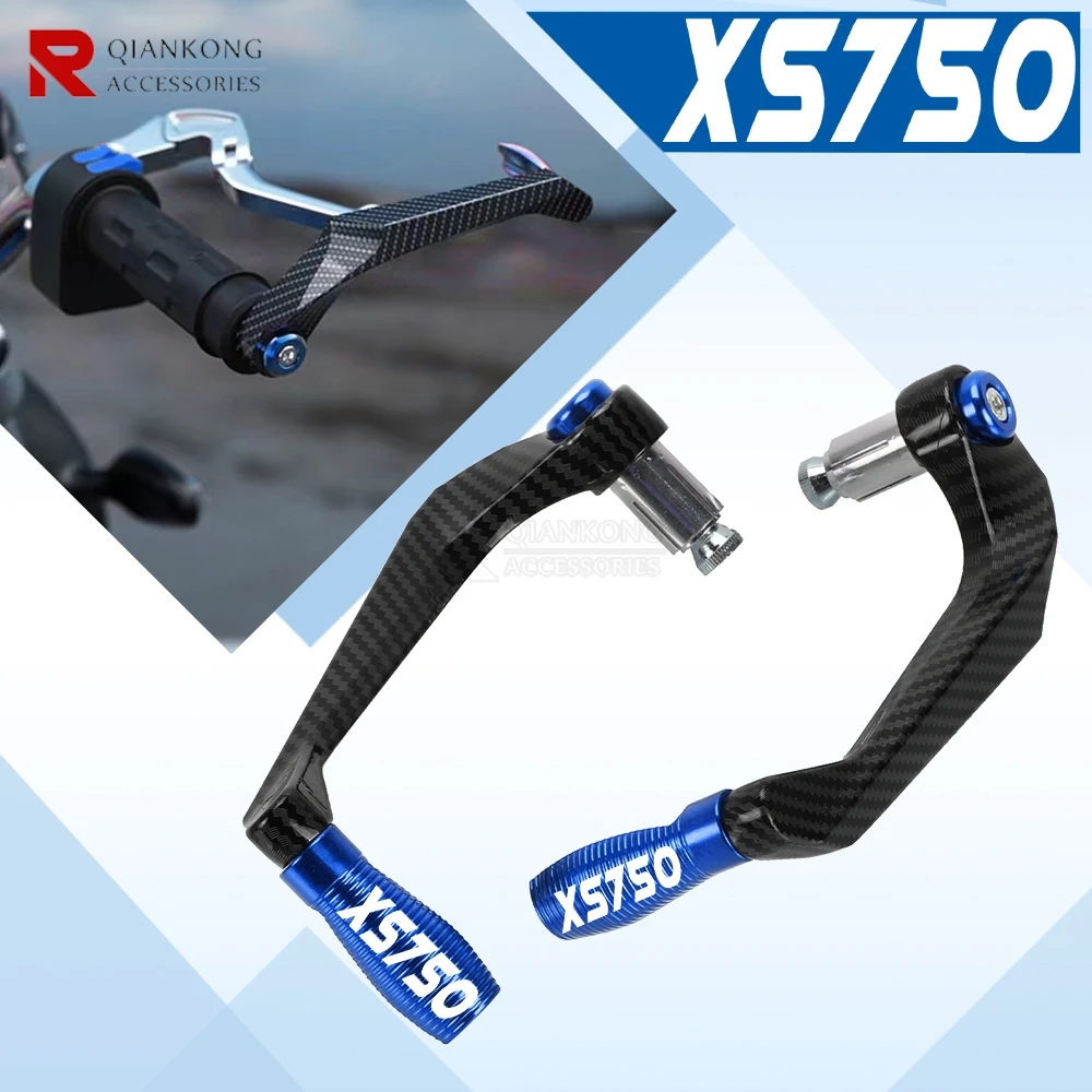 For YAMAHA XS750 XS 750 1977-2020 2021 2022 2023 2024 7/8'' 22MM Motorcycle Handlebar Grips Guard Brake Clutch Lever Protector