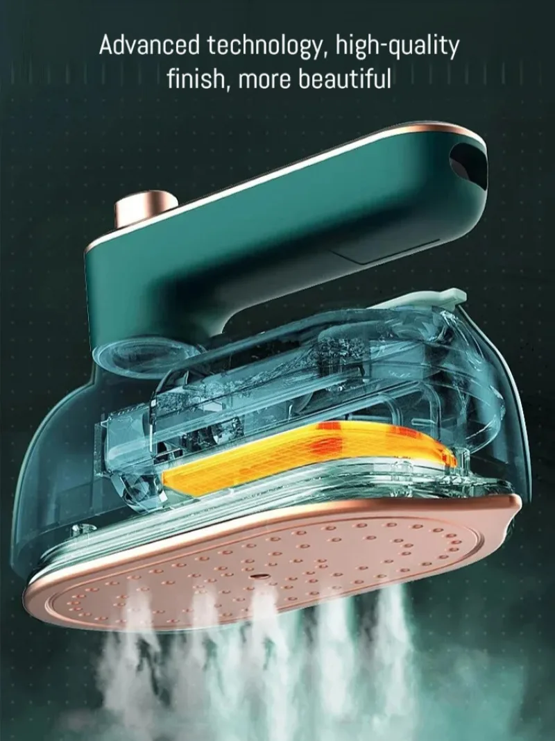 

【Вилка США/Великобритании/ЕС】 Бытовая портативная мини-подвесная машина для горячего прессования Складная гладильная машина для влажной и сухой уборки