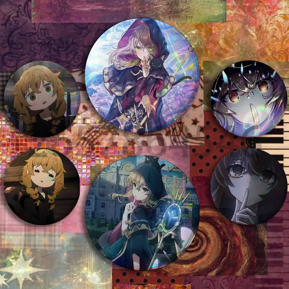 Anime S-Secrets Of The Silent Witch Badges Set  25 32 44 58 75 mm Round Customizable Wholesale Fan goods Self-made fan freebies