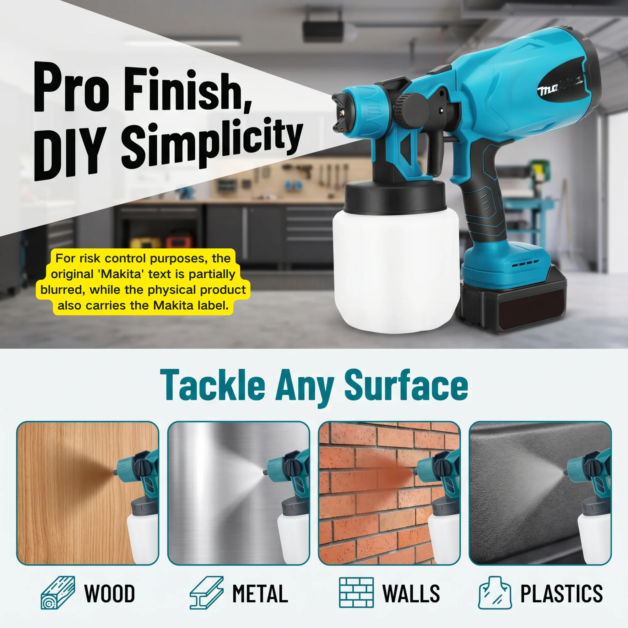 Makita 800ML Elektrisch Spuitp - Heat Gun Paint Strip recensie en prijs