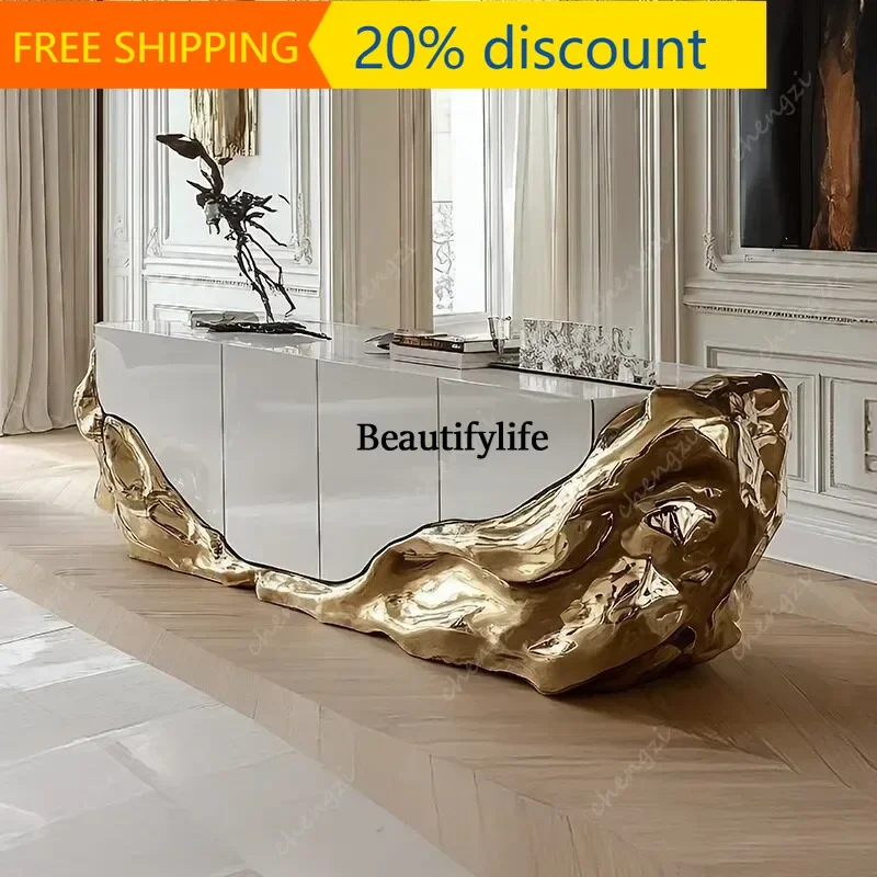 J132 Original joint design art dining side decoration cabinet villa living room furniture high luxury