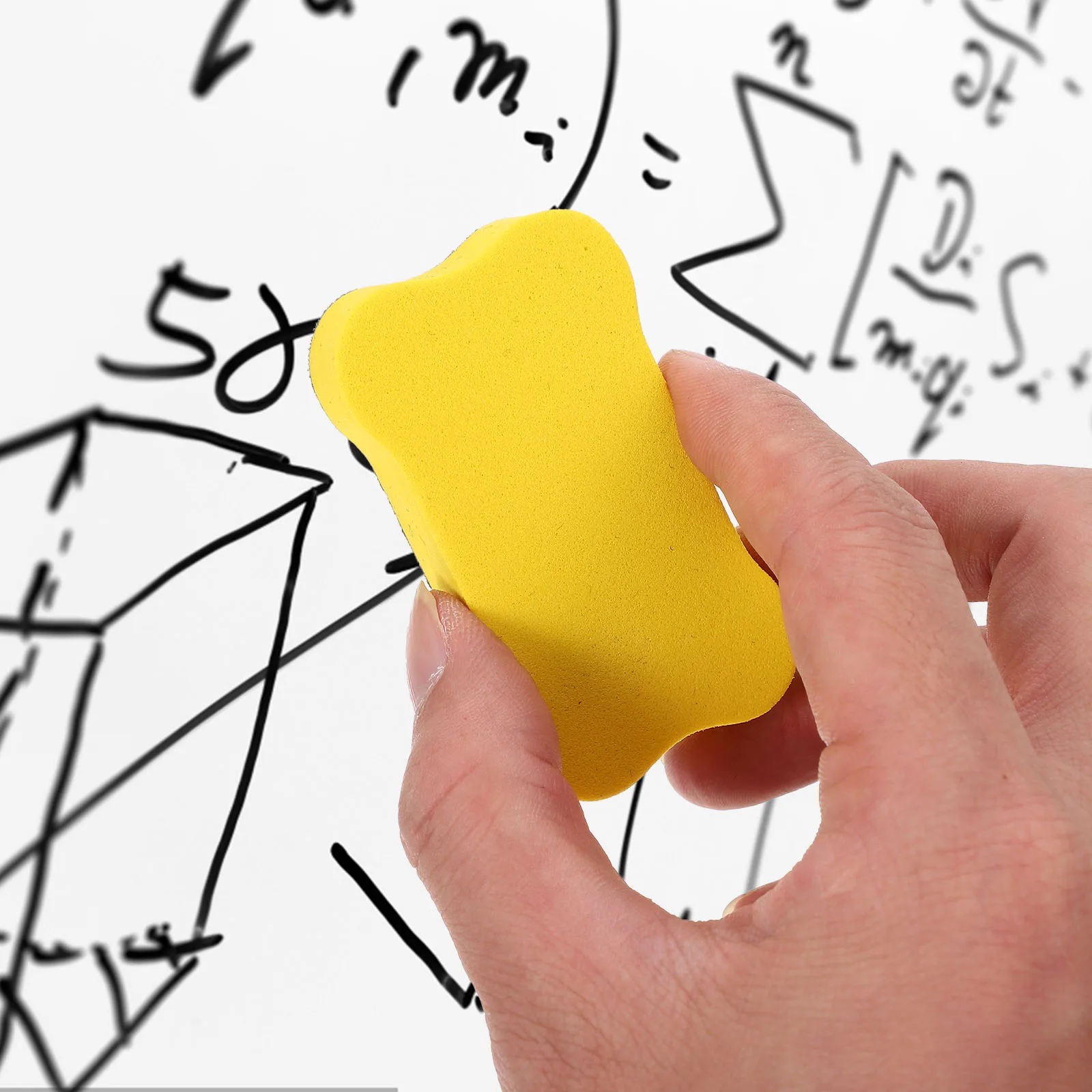 

24Pcs Bone-Shaped Whiteboard Erasers High-Grade Material Safety Assurance Multifunctional Chalkboard Cleaner Dry Erase Eraser