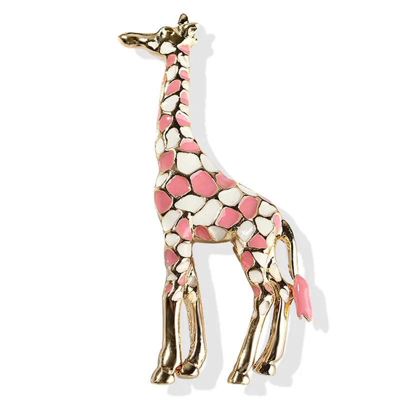 Giraffe Brooches For Women Cute Animal Brooch Pin Fashion Jewelry Color Gift For Kids Exquisite Brooch Couple Collar Jewelry Pin