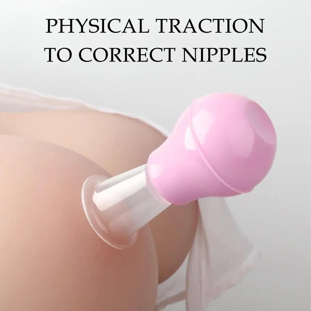 Nipple Aspirator Puller Retraction Pump Sucker Teat Massager Corrector Portable Women Silicone Nipple Orthotics Health Care