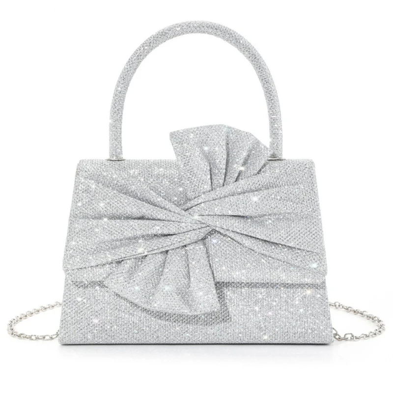 

Stylish Metallic Evening Clutch Handbag for Parties and Elegant Social Functions