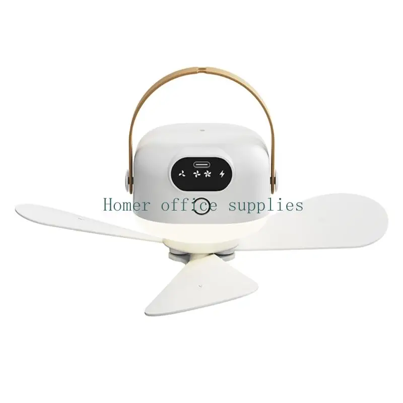 

K43B Remote Control Ceiling Fan With 3 Speed Adjustable and Camping Light Function For Outdoor Tents or Indoor Cooling
