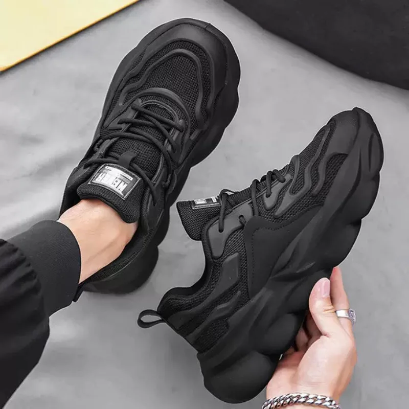 

Summer men's new breathable mesh coconut shoes men's trendy and versatile thick soled sports shoes casual running shoes men