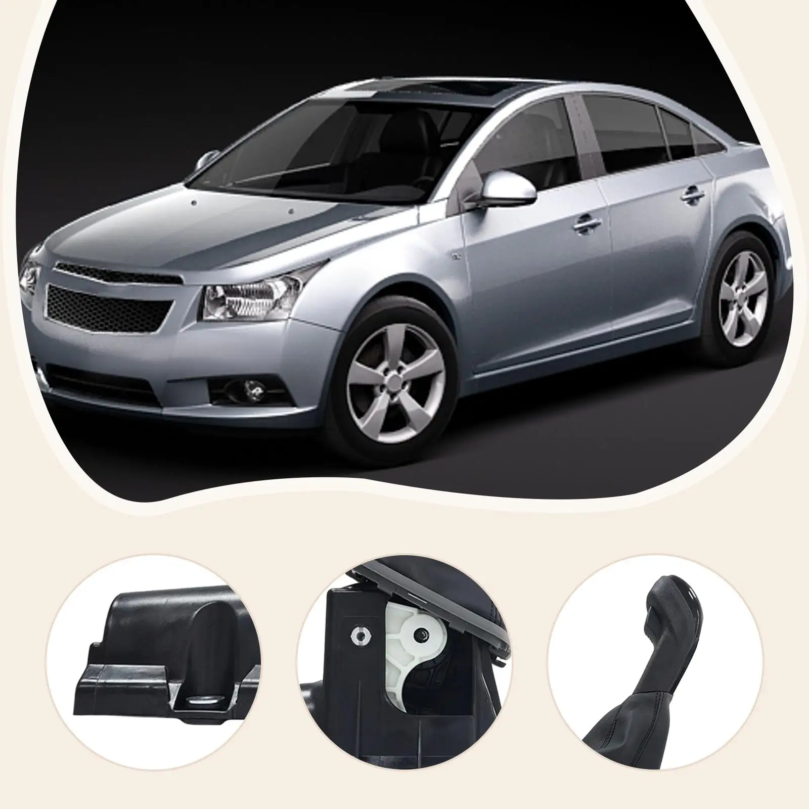 

ABS Plastic Gearshift Lever Assembly Replacement Auto Shift Component for GM Chevrolet Agile Montana Tornado 2010 2015