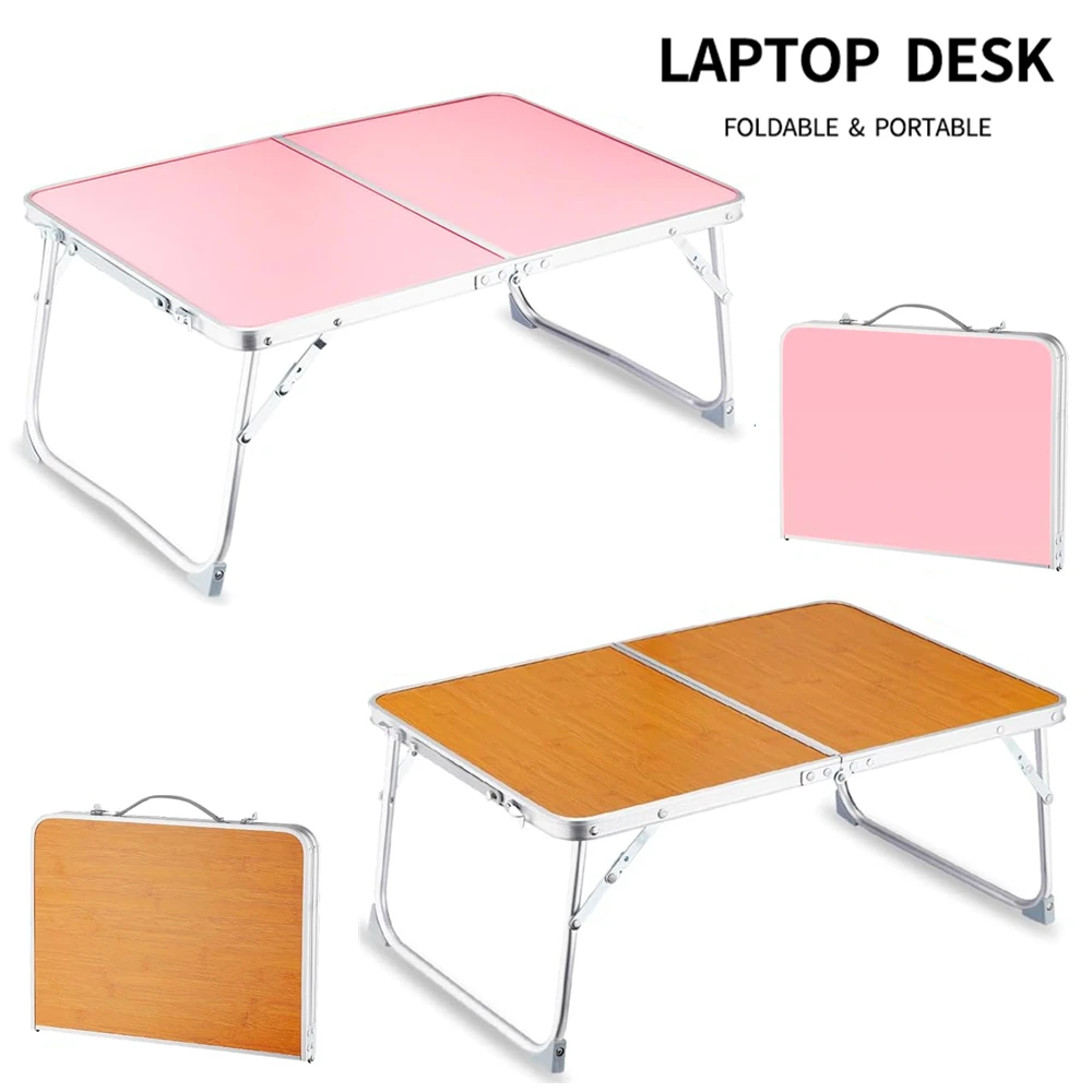 Folding Laptop Desk, Portable Foldable Camping Table, Mini Folding Computer Desk, Bedroom Lap Reading Desk, Outdoor Camping Desk