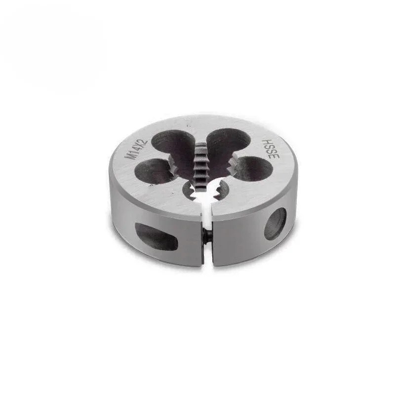 1PCS M2 M2.3 M2.5 M2.6 M3 M4 M4.5 M5 M6 M7 M8 M9 LH AR-D HSSE Left Hand Metric Fine Round Die Adjustable Screw Threading Dies