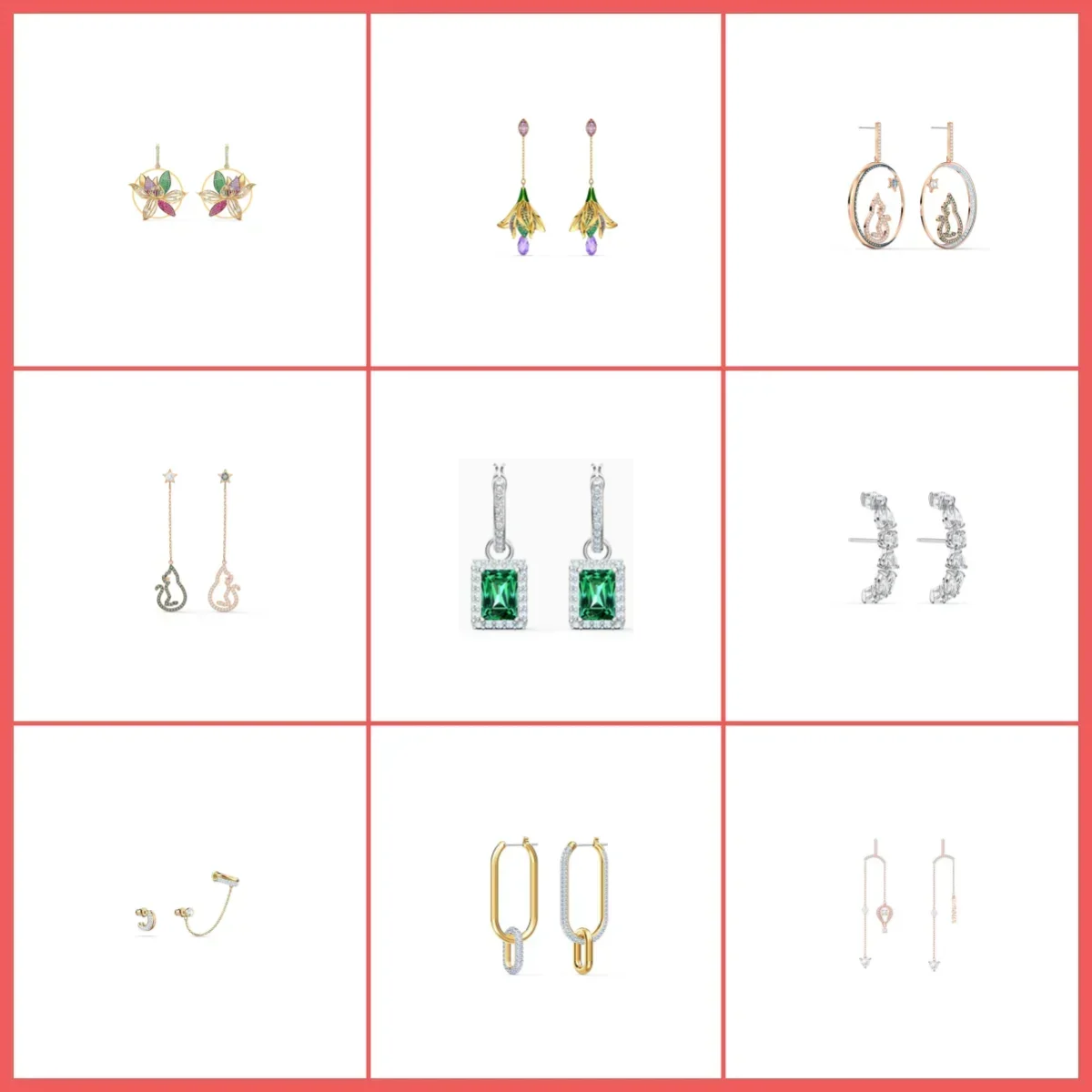 2024 Best-selling New Classic Fashion Earrings Jewelry Suitable for Party Women's Daily Wear, with A Variety of Clothing