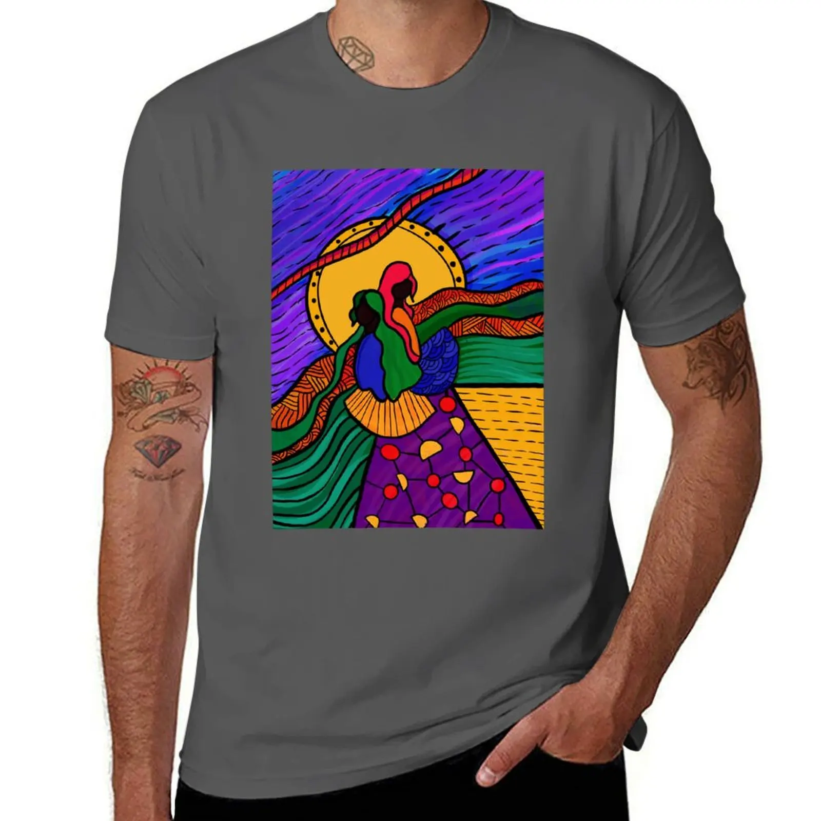 

Technicolour Agni T-Shirt Breathable Mesh Panel T-Shirt
