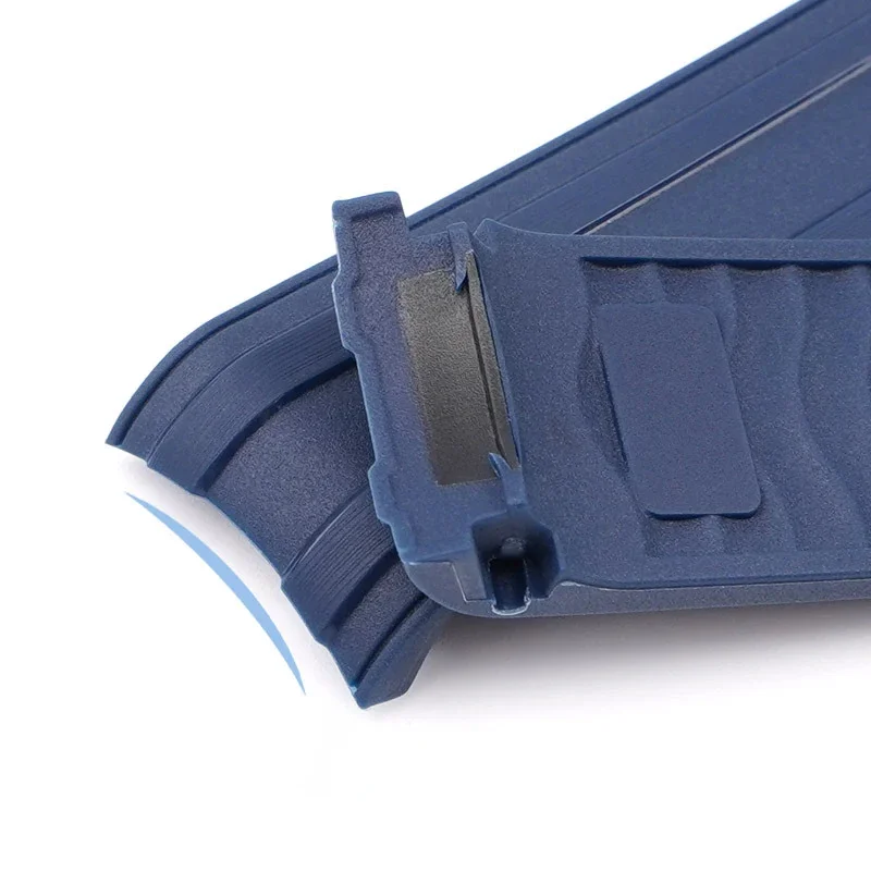 오메가 씨마스터 300 교체용 고무 스트랩, 곡선 끝 20mm, 손목 밴드 팔찌, 여성 남성 밴드, 방수 시계 액세서리