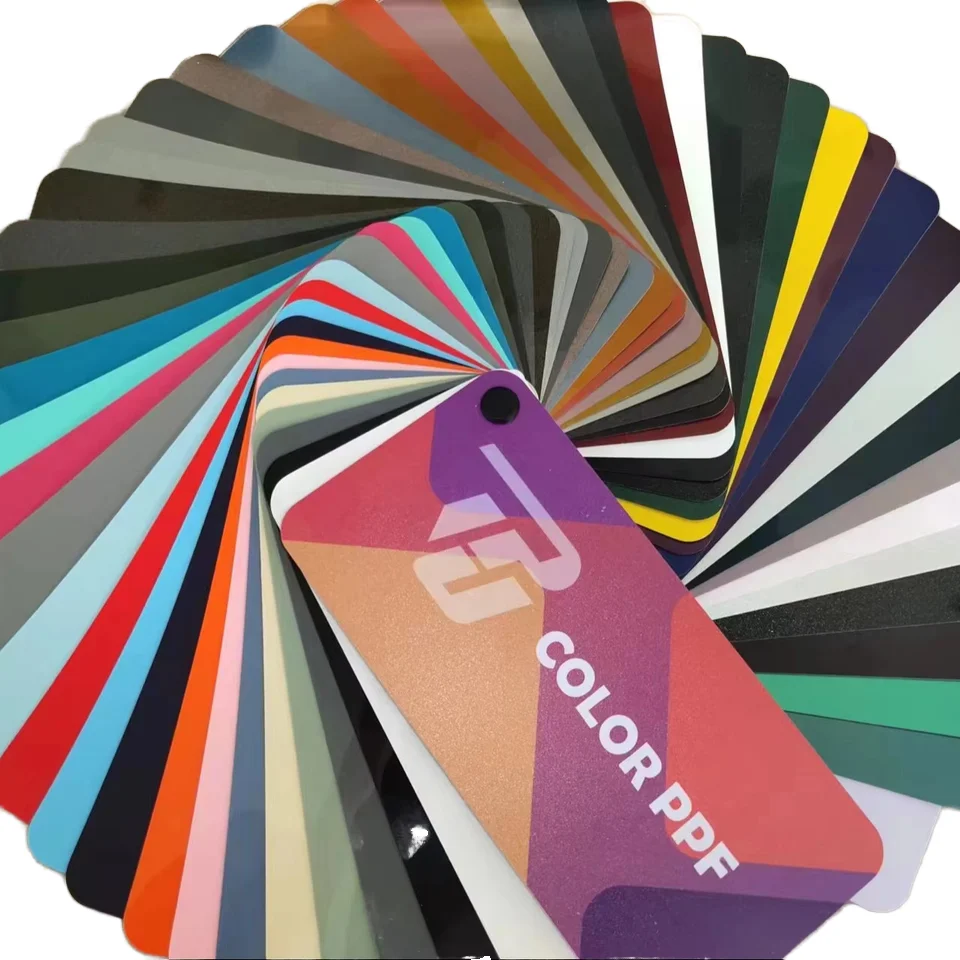 

Оптовая продажа с фабрики, наклейка для кузова, рулоны красного цвета, защитная пленка для краски PPF, самовосстанавливающаяся и устойчивая к царапинам автомобильная пленка