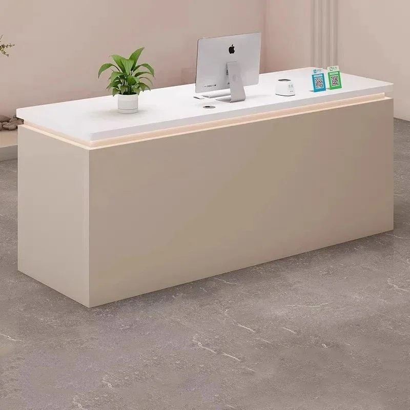 Decoração mesas de recepção design display luxo acessórios de mesa de recepção moderno bancone bar profissional móveis comerciais