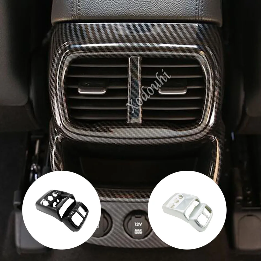 

Sticker Armrest Storage Trim Rear Back Upside Air Conditioning Outlet Vent Hood For Hyundai Santa Fe Santafe 2019 2020 2021-2024