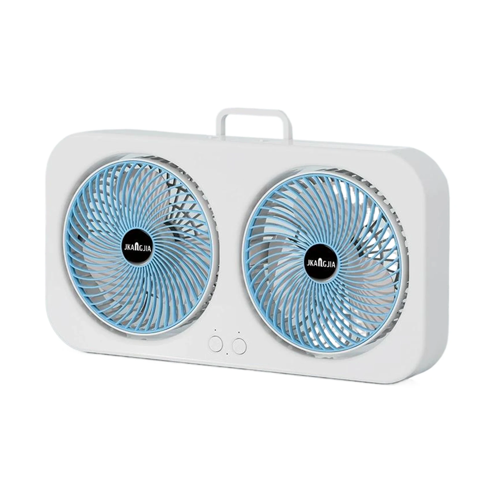 

USB-вентилятор с двойной головкой 90, настенное крепление с ручной регулировкой или отдельно стоящий дизайн, перезаряжаемый вентилятор для офиса, спальни, кемпинга на открытом воздухе