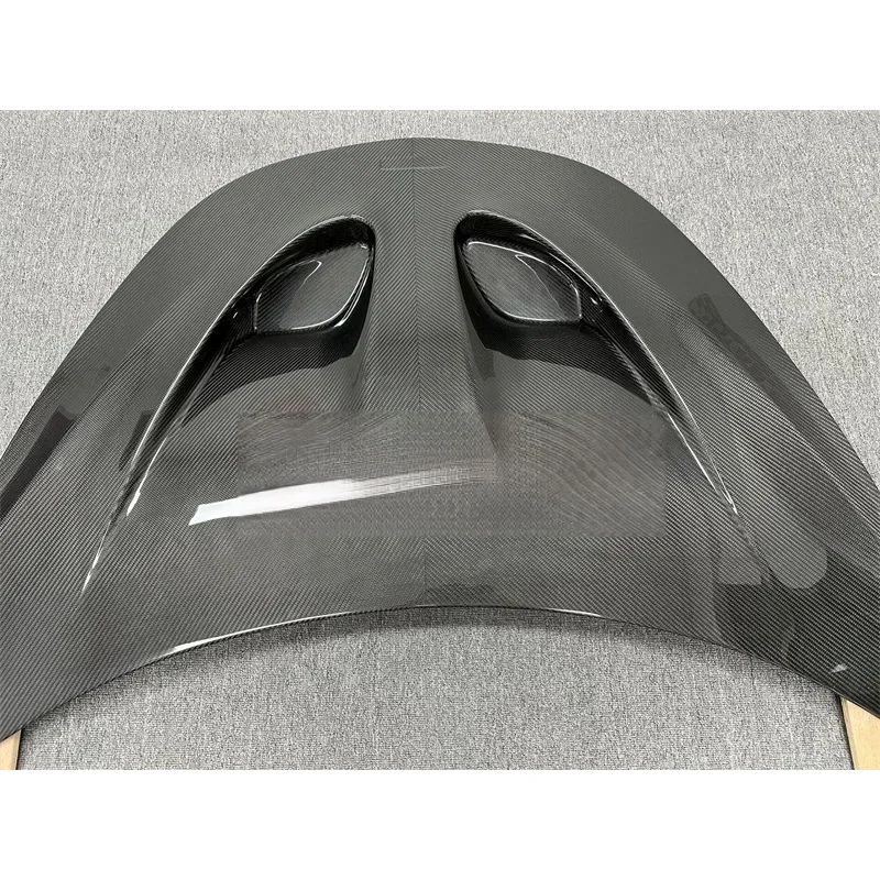 

P1 Style Dry Carbon Fiber Front Bumper Engine Hood Bonnet Cover 540C 570S 570GT 600LT Body Kit