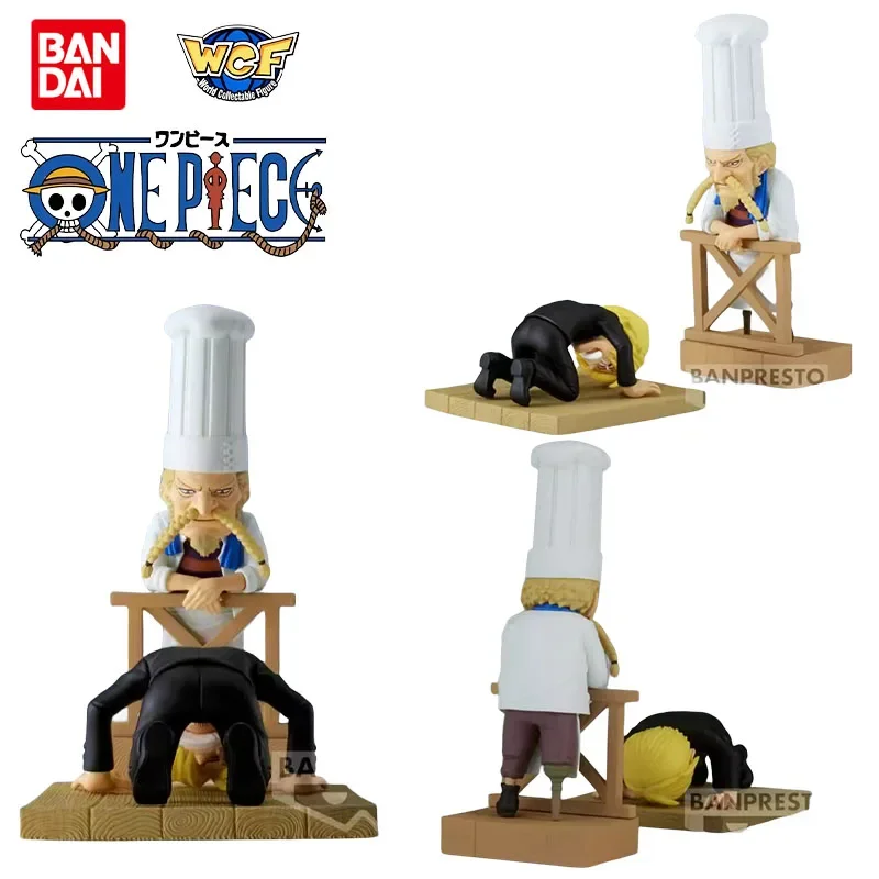 

Genuine Bandai WCF VOL.8 ONE PIECE Anime Figure Sanji Zeff Action Toys for Boys Girls Christmas Gift Collectible Model Ornaments