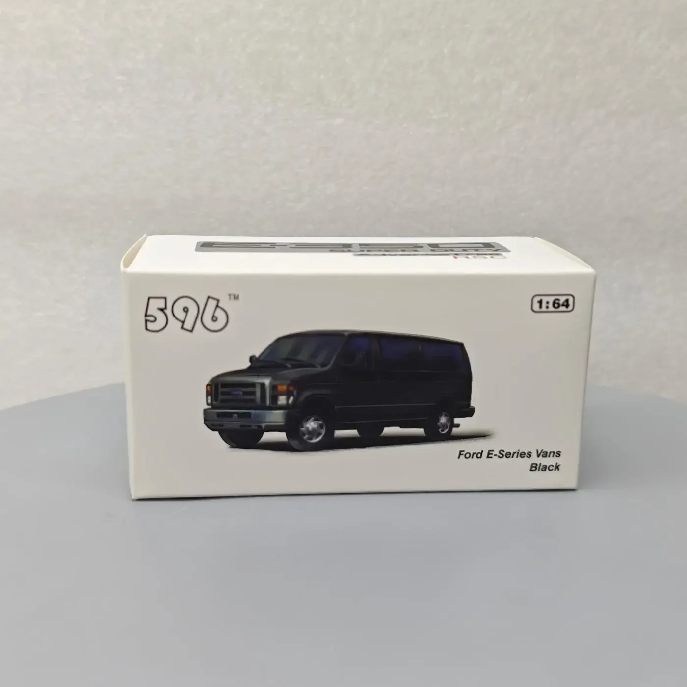 

596 1:64 Ford E-Series Vans E350, модель автомобиля из сплава, литой мини-автомобиль, детская игрушка в подарок