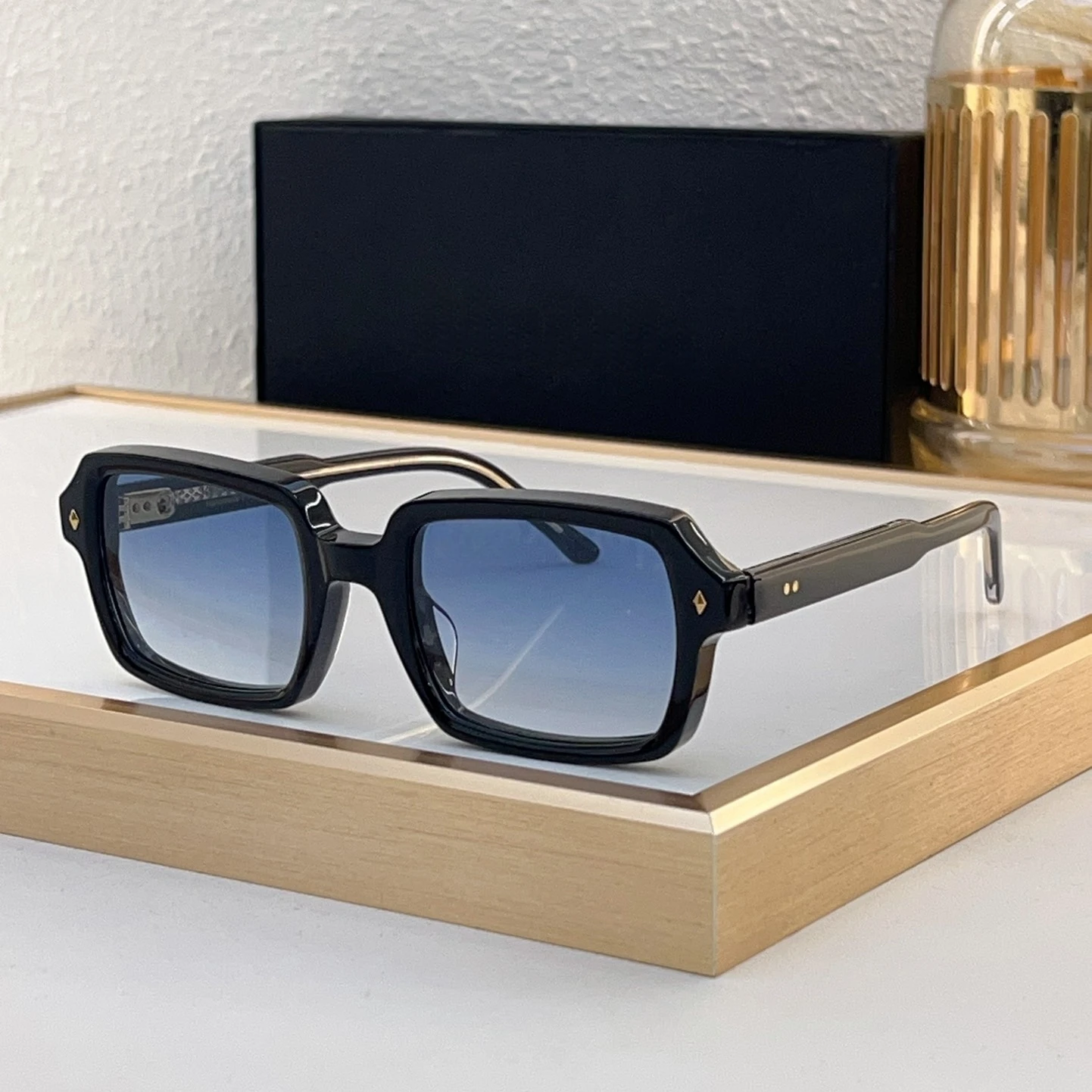 

Квадратные оригинальные элитные брендовые солнцезащитные очки из ацетата, мужские солнцезащитные очки CHARLIE для улицы, дизайнерские роскошные солнцезащитные очки на солнечной энергии