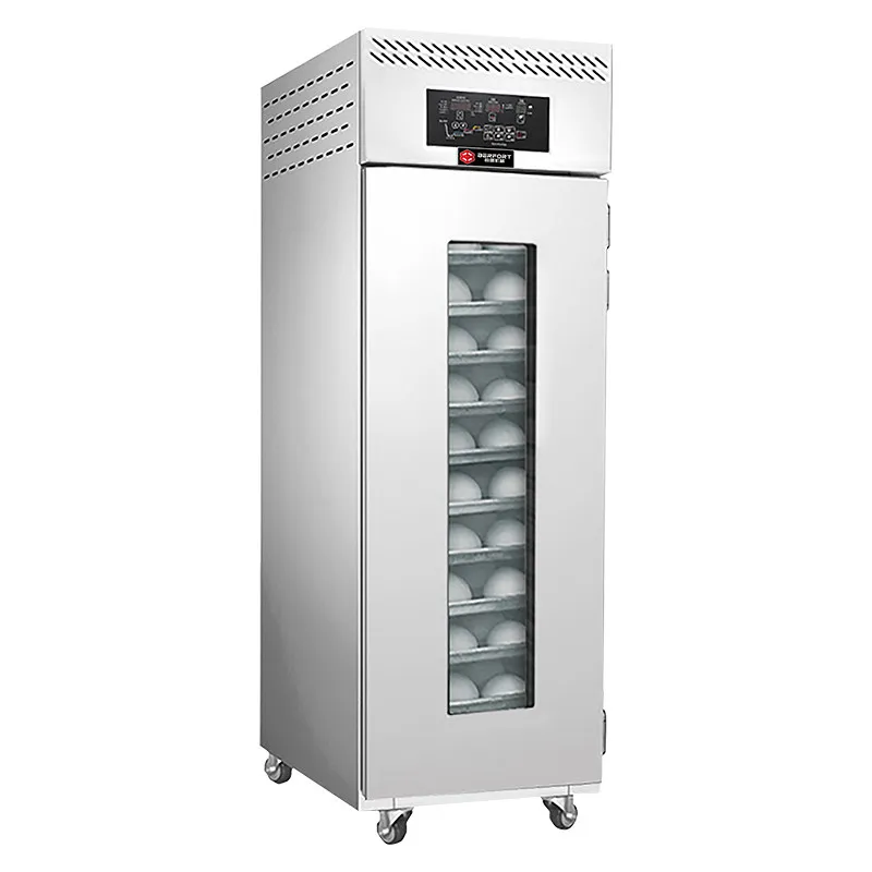 yjq commercial refrigerated wake-up box 18 plates fermentation box automatic intelligent bread dough freezing timing