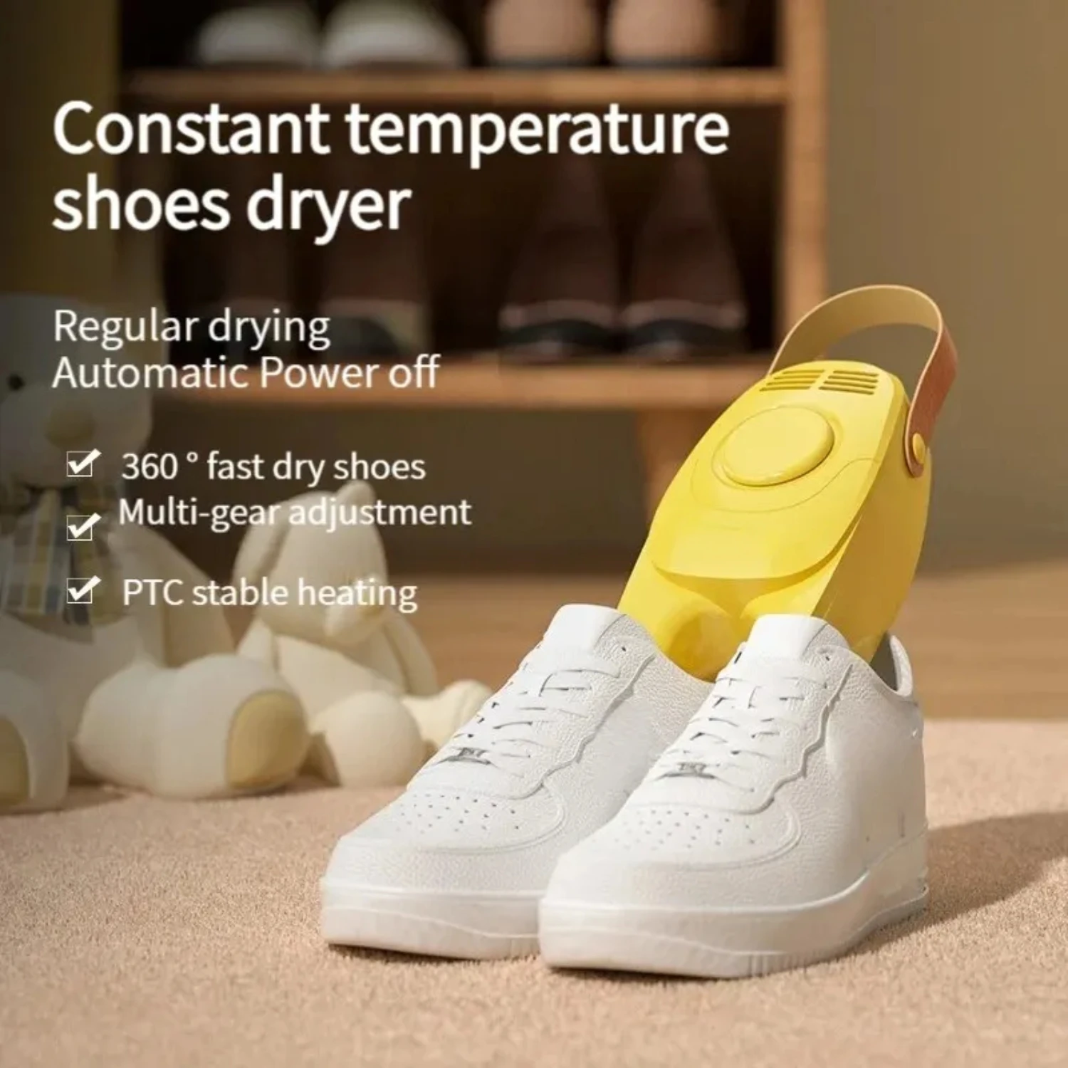 

NEW Efficient, Compact, and Portable Constant Temperature Shoe Dryer - Multifunctional Boot Warmer for Travel and Outdoor Activi